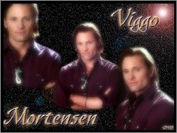 Viggo Mortensen, ciemna koszula